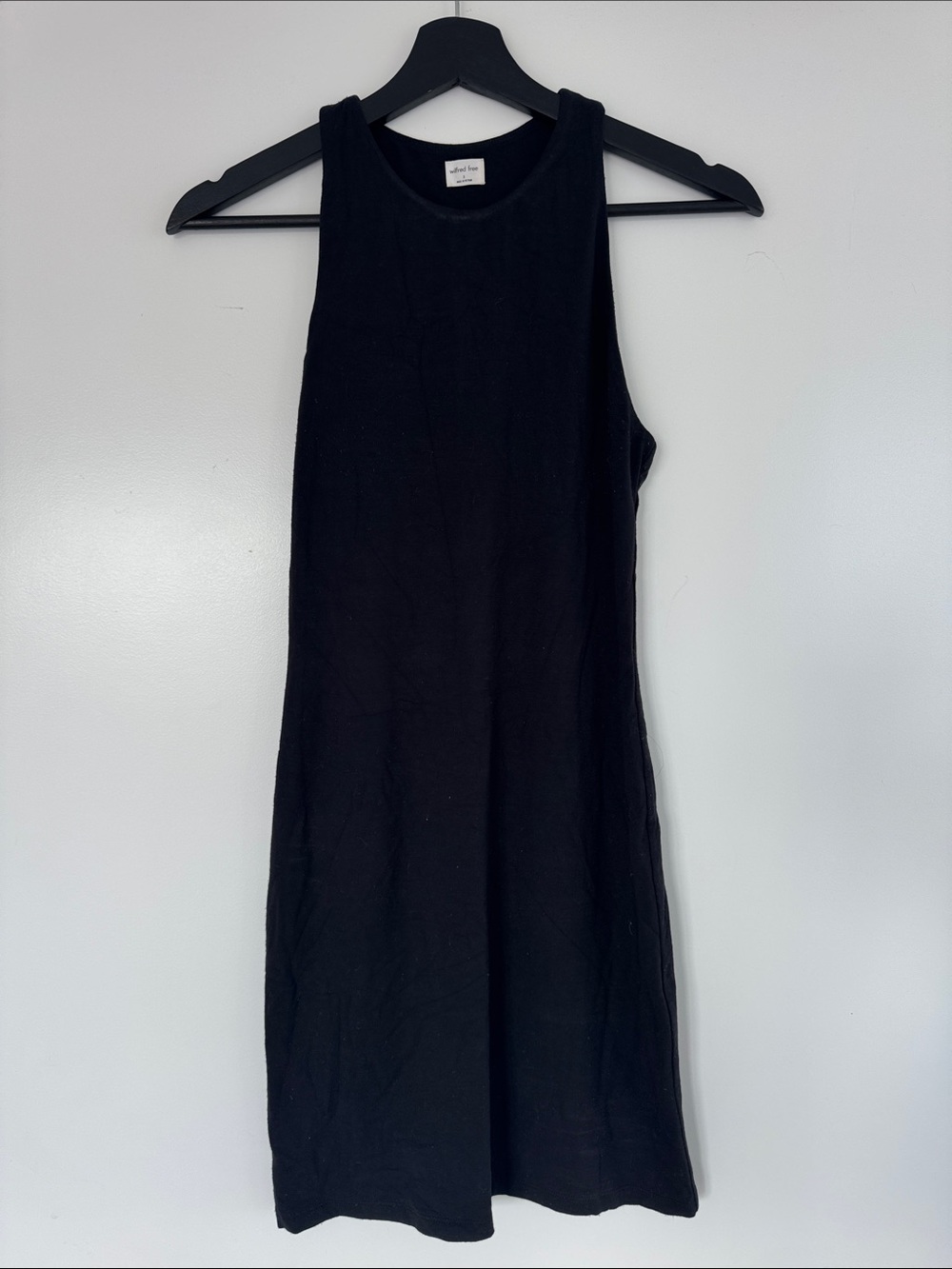 Wilfred Black Sleeveless Midi Dress